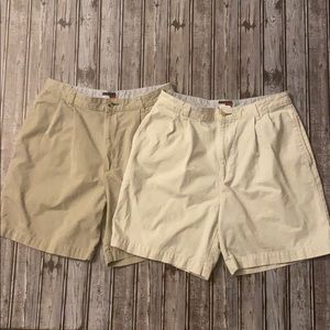 Tommy Hilfiger Khaki Shorts Mens Size 32 2 Pairs